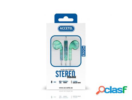 Auriculares Con Cable ACCETEL Ep1704 (Verde)