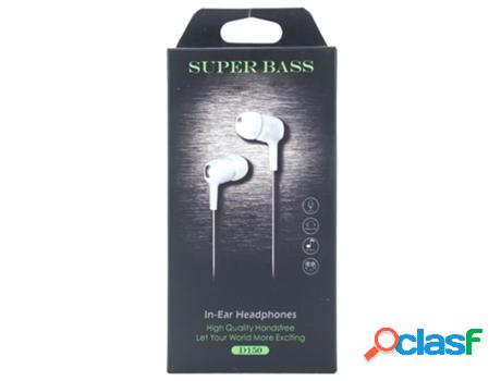 Auriculares Con Cable (In-Ear) SKYHE D150 (Blanco)