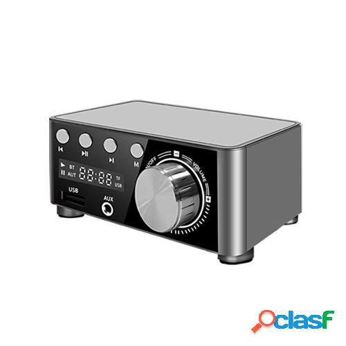 BT 5.0 Amplificador de potencia digital 2x50W Sistema de