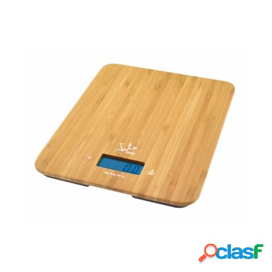Balanza Cocina Electrica 15Kg Bambú 720 Jata Hogar