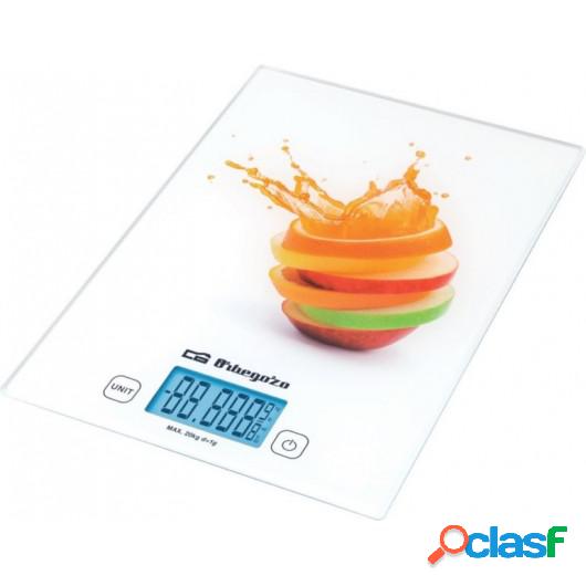 Balanza Cocina Electrica 20Kg/29X5X21Cm Lcd Crist Orbegozo