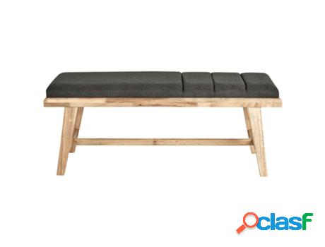 Banco BELIANI Phola (Poliéster - Marrón - 38 x 115 x 46)