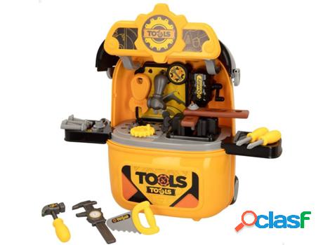 Banco De Trabajo COLORBABY Infantil 2 En 1 Con Herramientas