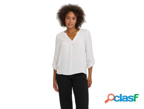 Blusa Plisada De Mujer Con Cuello De Pico Vero Moda Wilma