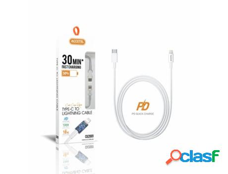 Cable PD Lightning CU-2001 de Velocidade de Carga Rápida
