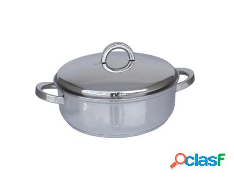 Cacerola con tapa inoxidable bela 18 cm