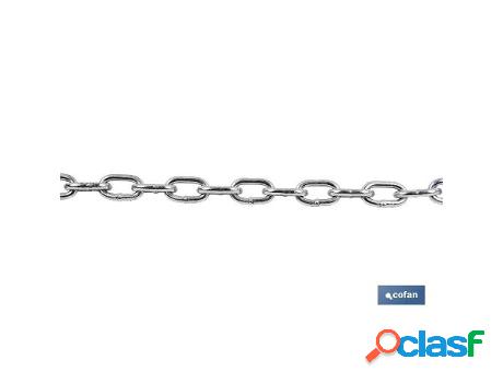 Cadena cincada de 2 mm. (200 m.)