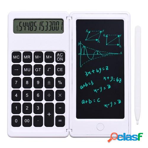 Calculadora plegable y tableta de escritura LCD de 6
