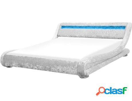 Cama LED BELIANI Avignon (Compatible con Colchón: 180x200