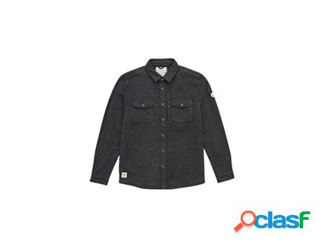 Camisa GLOBE Hombre (Multicolor - L)