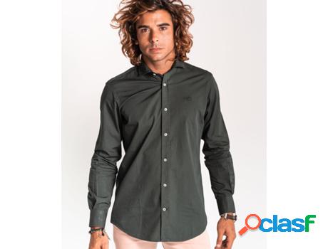 Camisa LAPAVA BRAND Hombre (S - Verde - Algodón)