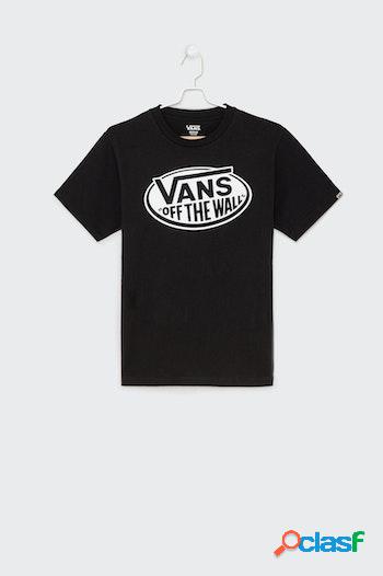 Camiseta vans classic otw negro/blanco mujer