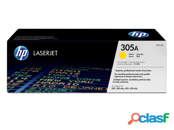 Cartucho de tóner Original HP 305A Amarillo para HP Lasert