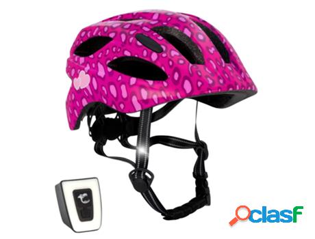 Casco de bici para niños de 6 a 12 años | Puntos Rosas |