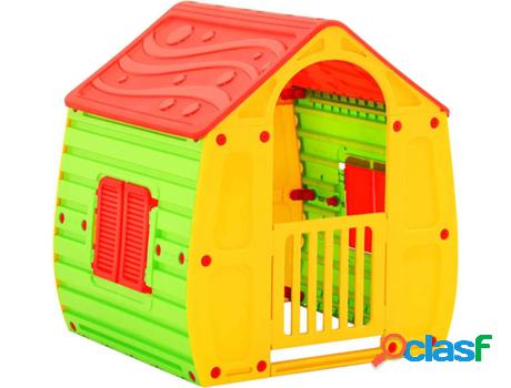 Casita de Juegos VIDAXL (Edad Mínima: 10 meses - 102x90x109