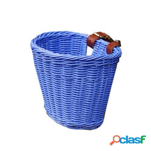 Cesta de mimbre Cesta para bicicleta para niños Cesta de la
