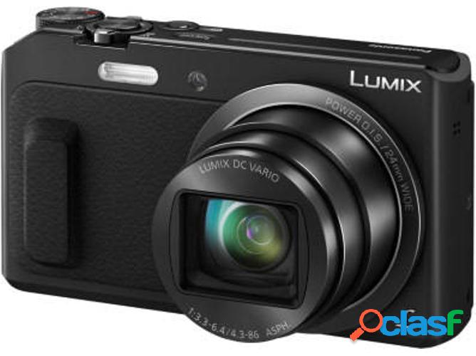 Cámara Bridge PANASONIC Lumix DMC-TZ57EG-K (Negro - 16 MP -
