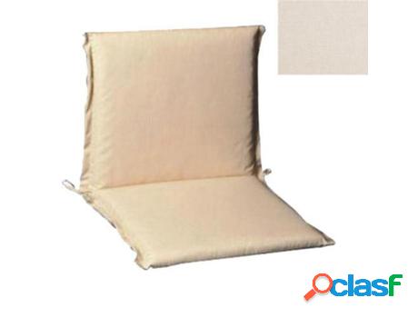 Cojín para sillon bajo 95x52x5 cm. beige desenfundable
