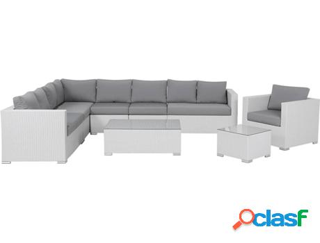 Conjunto de Jardín BELIANI XXL (Blanco - Polietileno