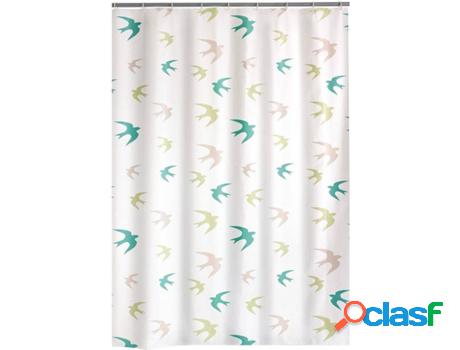 Cortina de Ducha RIDDER Swallow (Vinilo - 180x200 cm -