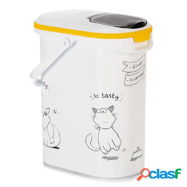 Curver Contenedor de comida para gatos Dinner is Served 10 L