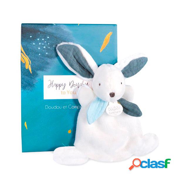 Doudou Conejito Azul en Caja 17cm