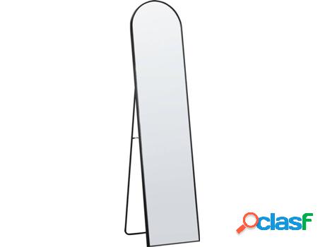Espejo de Pie BELIANI Bagnolet (Aluminium - Negro - 36 x 40
