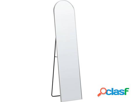 Espejo de Pie BELIANI Bagnolet (Aluminium - Plateado - 36 x