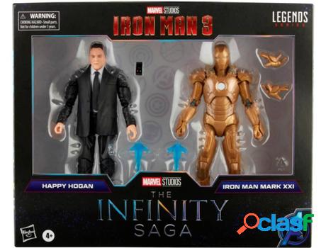 Figuras HASBRO Marvel Hombre de Hierro y Hogan