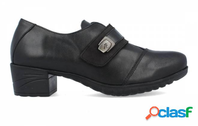 Fluchos - Zapato Confort Charis Velcro Negro