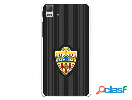 Funda Oficial Ud Almería Fondo Negro Para Bq Aquaris E5