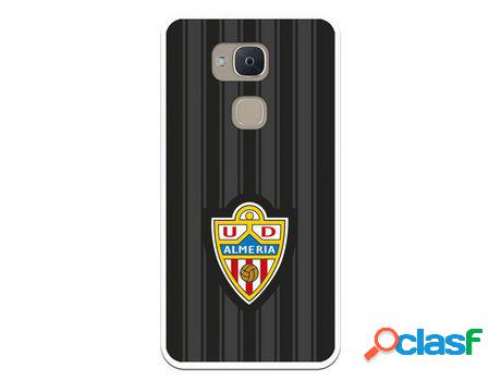 Funda Oficial Ud Almería Fondo Negro Para Bq Aquaris V