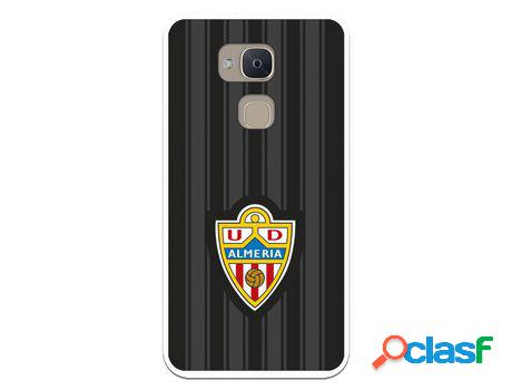 Funda Oficial Ud Almería Fondo Negro Para Bq Aquaris V Plus