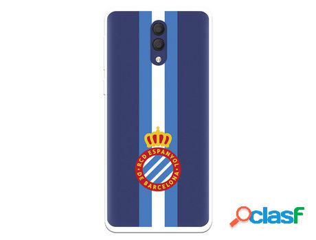 Funda Para Alcatel 1X 2019 Del Rcd Espanyol Escudo
