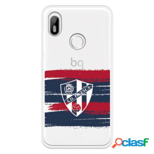 Funda Para Bq Aquaris C Del Huesca Rayas Transparente -