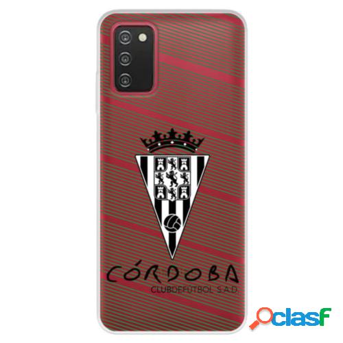 Funda Para Samsung Galaxy A03S Del Córdoba Escudo Blanco Y