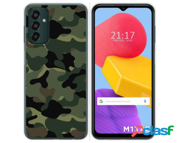 Funda Silicona para Samsung Galaxy M13 4G diseño Camuflaje