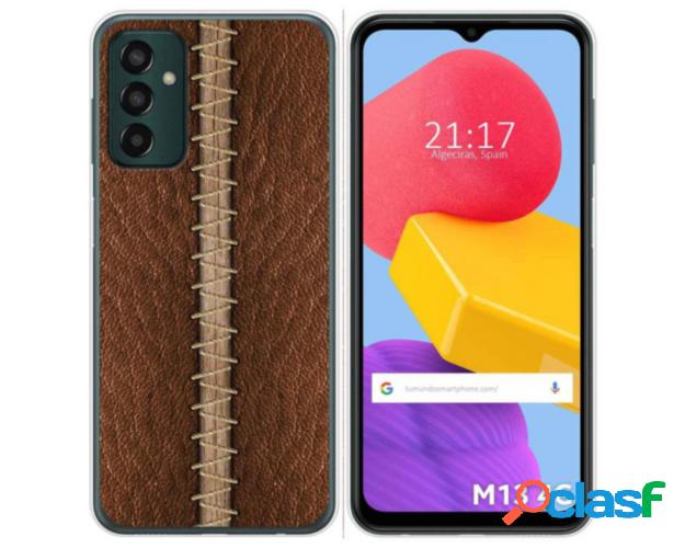 Funda Silicona para Samsung Galaxy M13 4G diseño Cuero 01