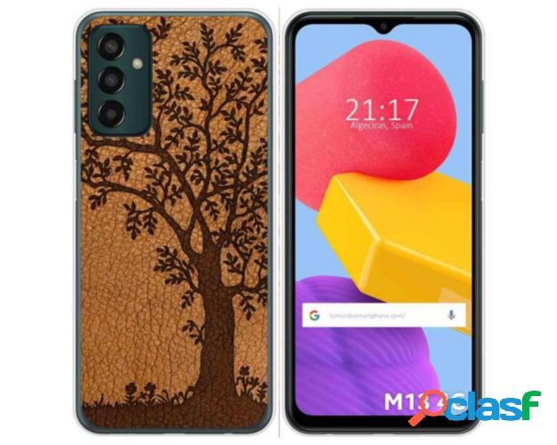 Funda Silicona para Samsung Galaxy M13 4G diseño Cuero 03