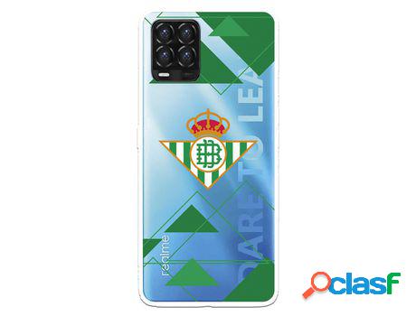 Funda para Realme 8 del Betis Escudo Fondo transparente -
