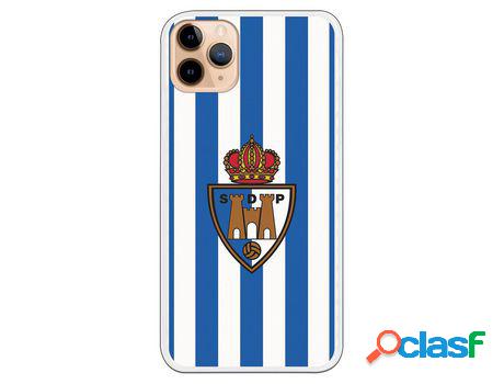Funda para iPhone 11 Pro Max del Ponferradina rayas azules y