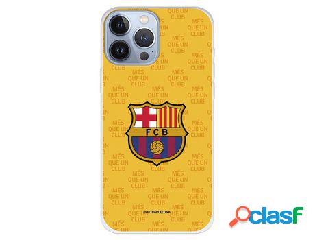 Funda para iPhone 13 Pro Max del Barcelona Escudo Mes que un