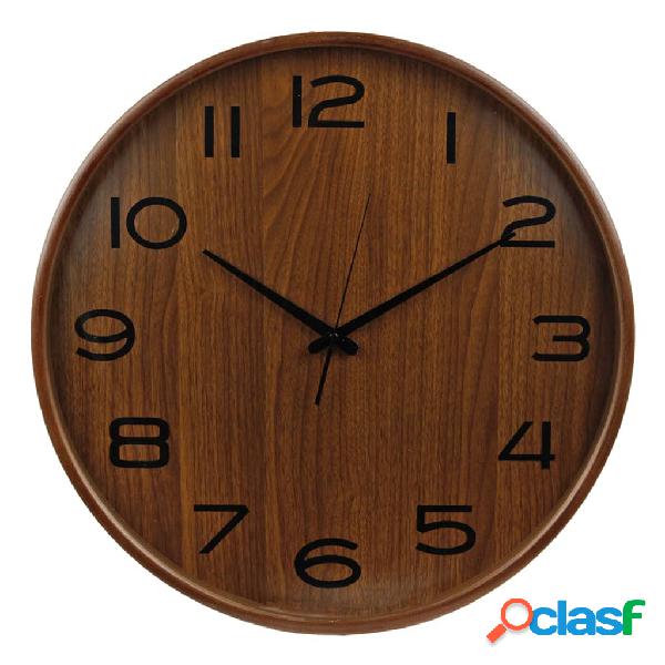 Gifts Amsterdam Reloj de pared Alba madera marrón 53x5,3 cm