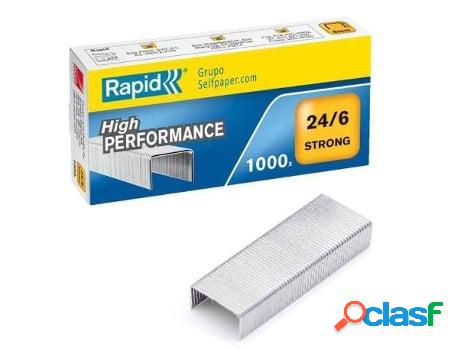 Grapas 24/6 galvanizada (10 cajitas) caja 10