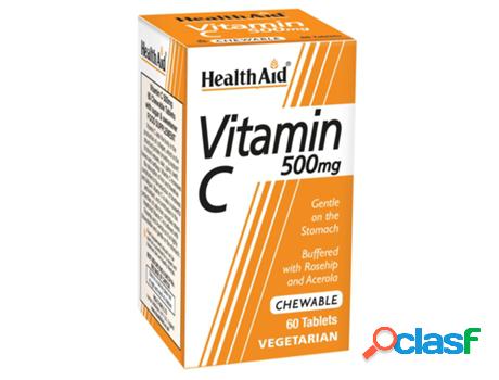 Health Aid Vitamin C 500mg Chewable Orange Flavour 60&apos;s