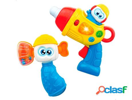 Herramientas WINFUN Albañil De Juguete con Luz y Sonido