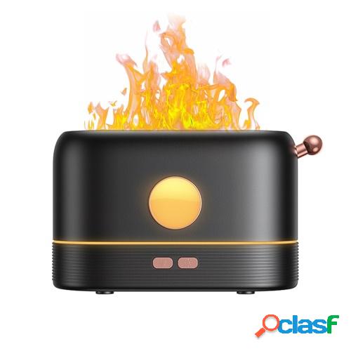 Humidificador de aire con aroma de llama de simulación