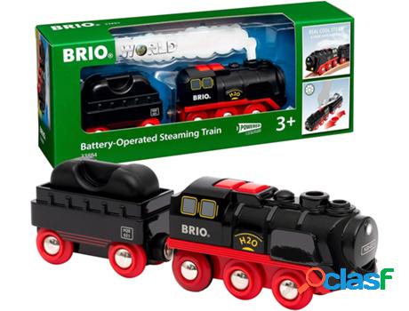 Jogo de Mesa BRIO Battery-Operated Steaming Train (3 Anos)