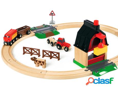 Jogo de Mesa BRIO Farm Railway Set (2 Anos)