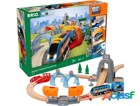 Jogo de Mesa BRIO Smart Tech Sound Action Tunnel Travel Set